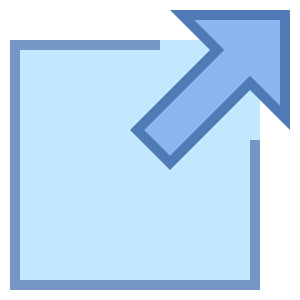 office s style lien externe icon