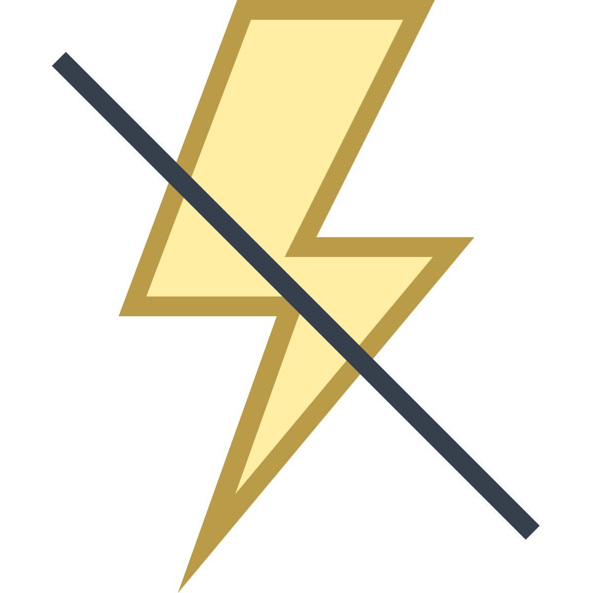 office s style 발광 금지 icon