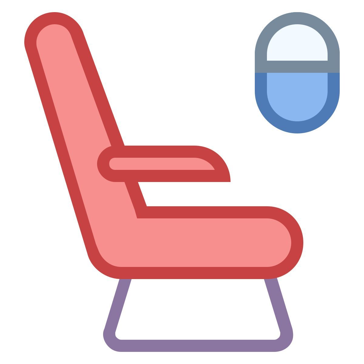 office s style 飞行座椅 icon