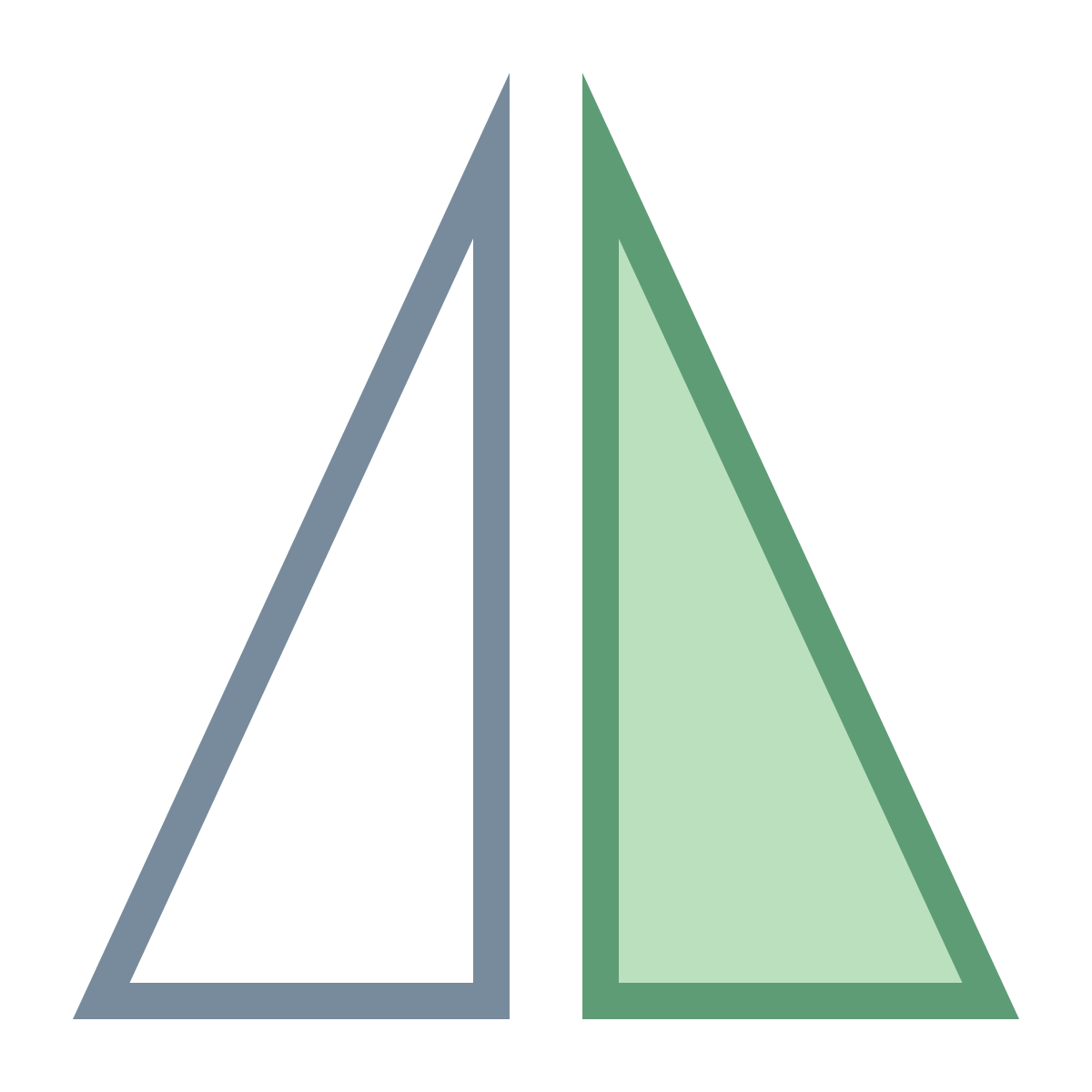 office s style flip vertical icon