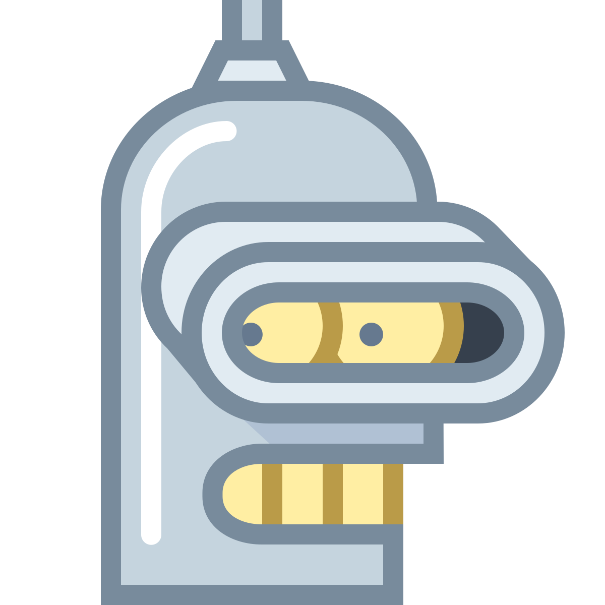 office s style futurama bender icon