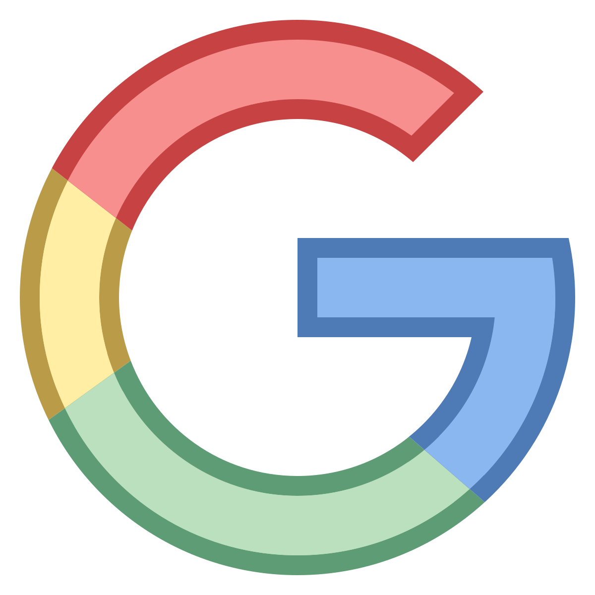 office s style google logo icon