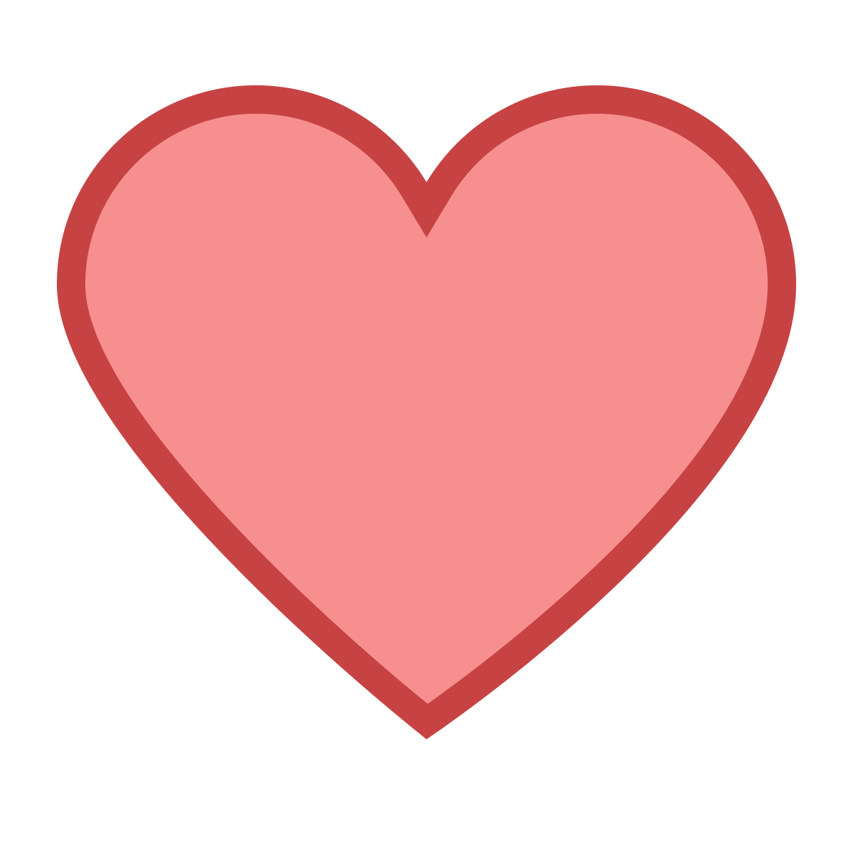office s style hearts icon