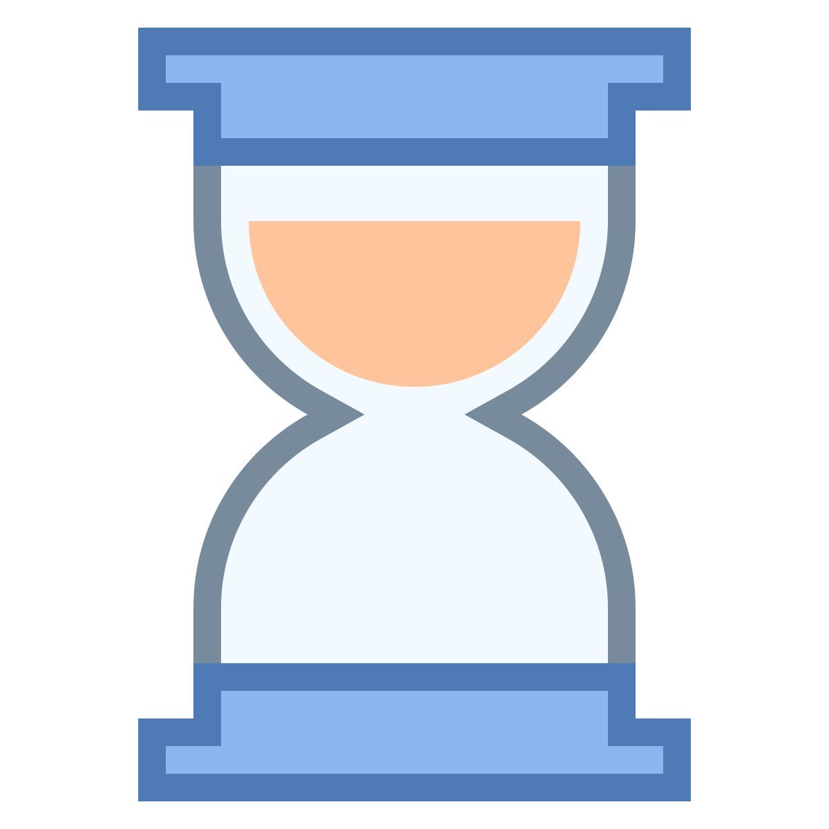 office s style ampulheta com areia em cima icon