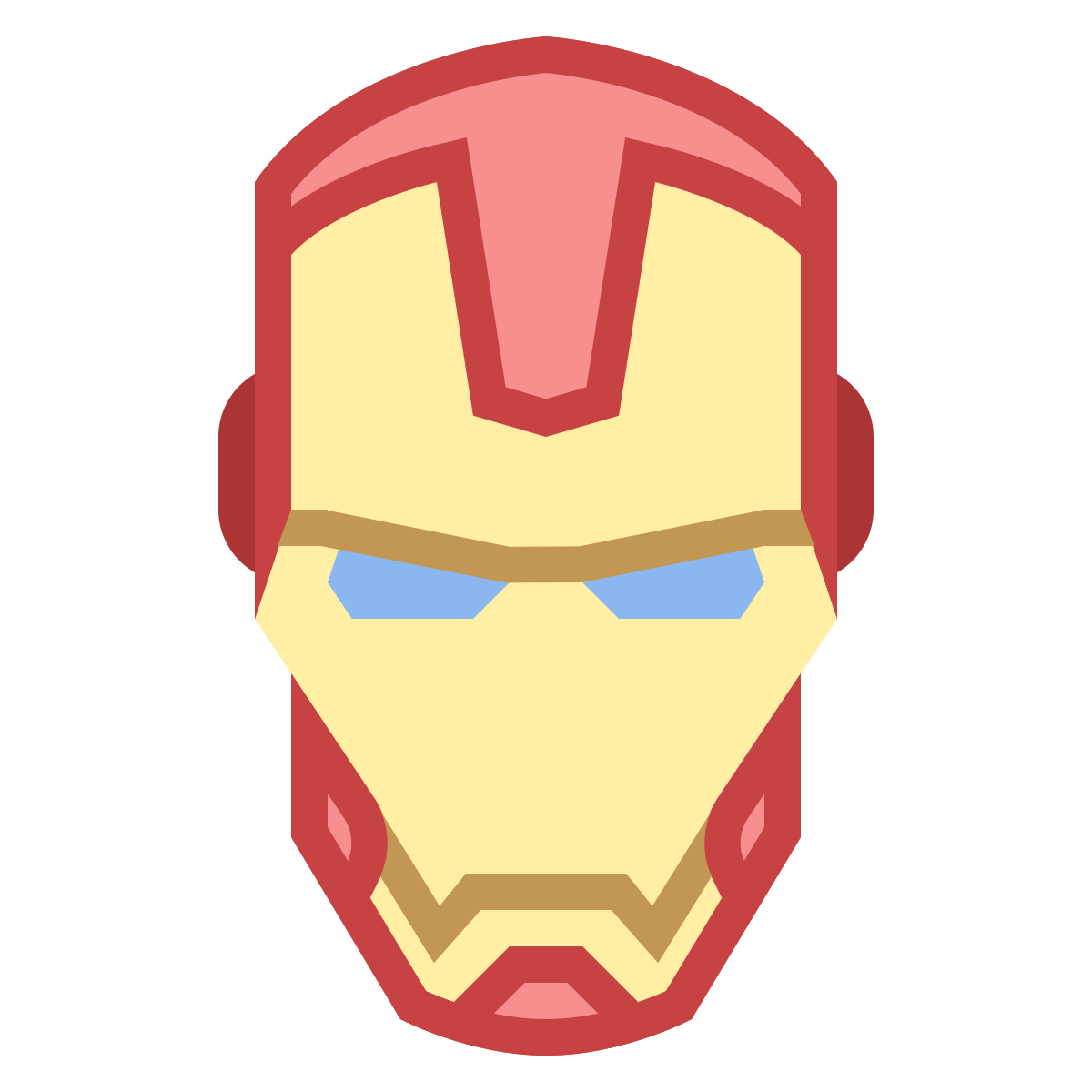 office s style iron man icon