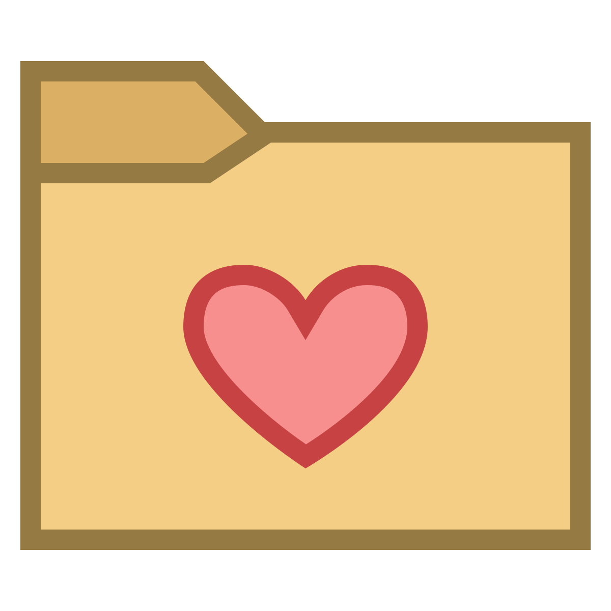office s style likes folder icon