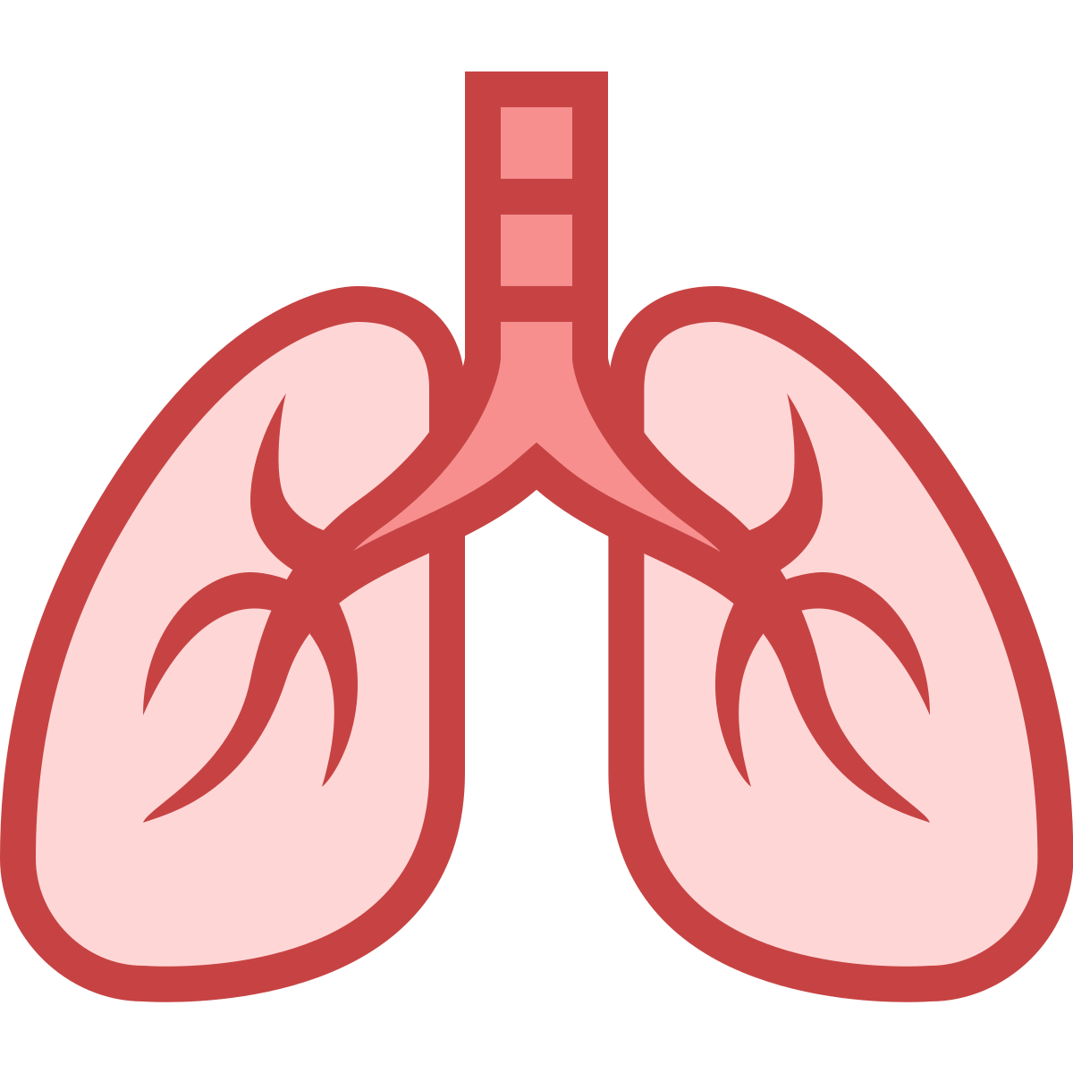 office s style lungs icon