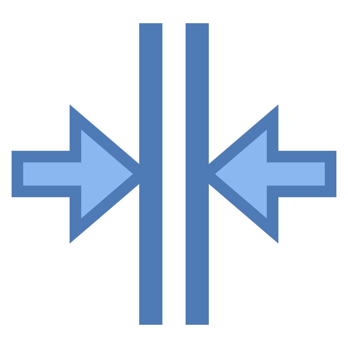 office s style merge vertical icon