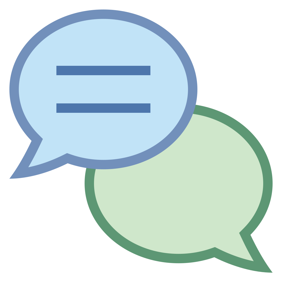 office s style messaging  icon