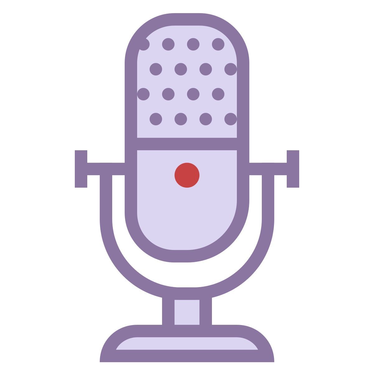 office s style microphone icon