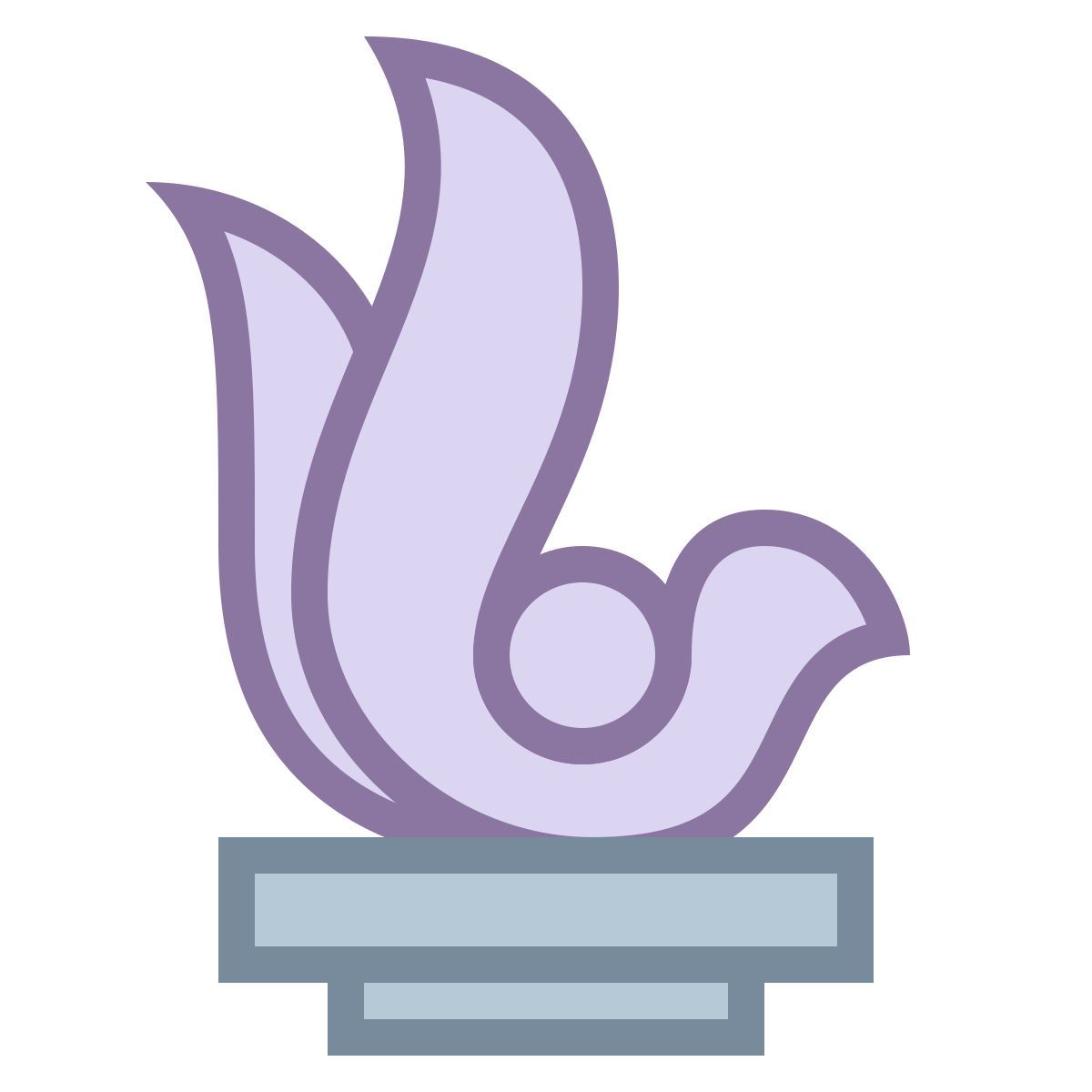 office s style moderne statue icon