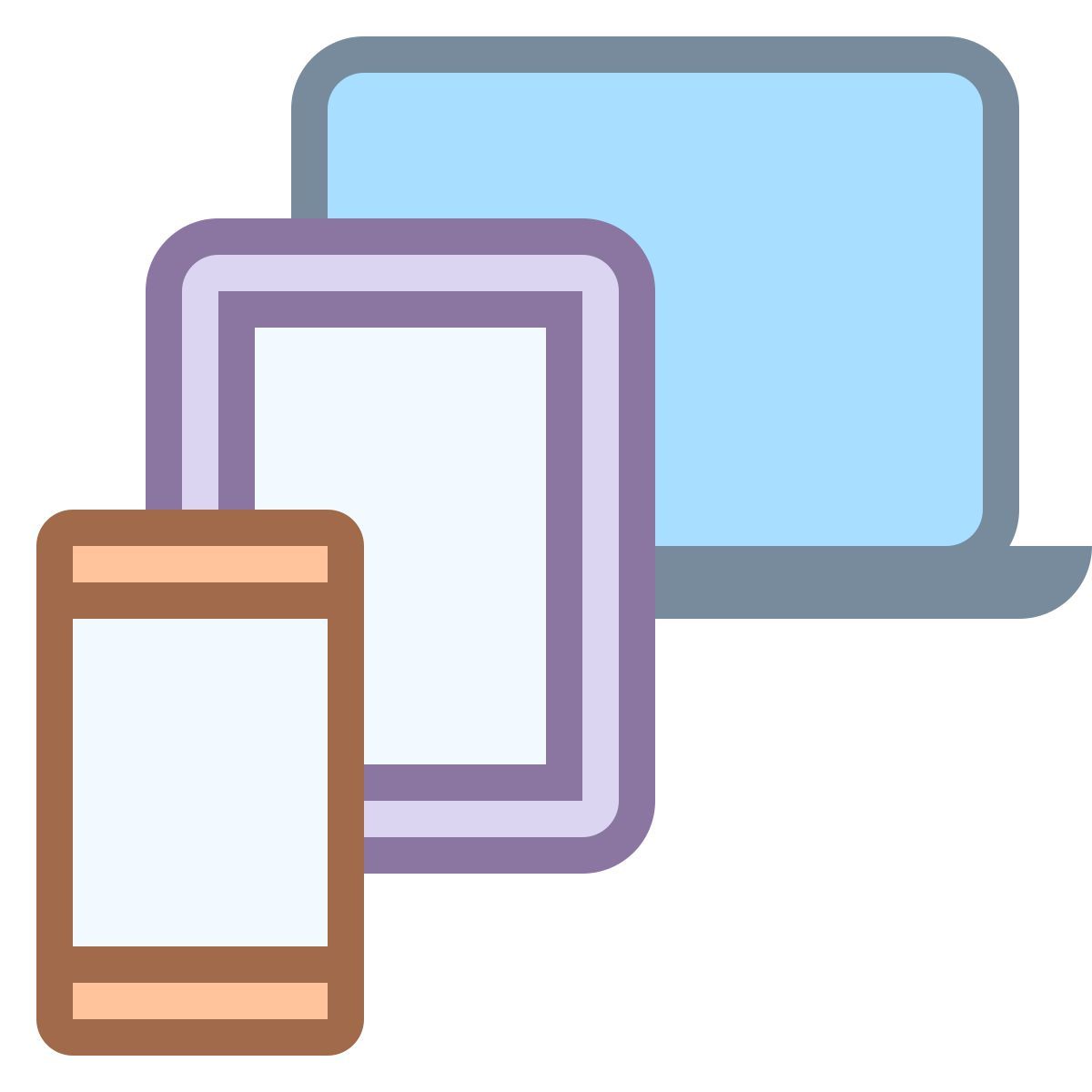 office s style mehrere geräte icon