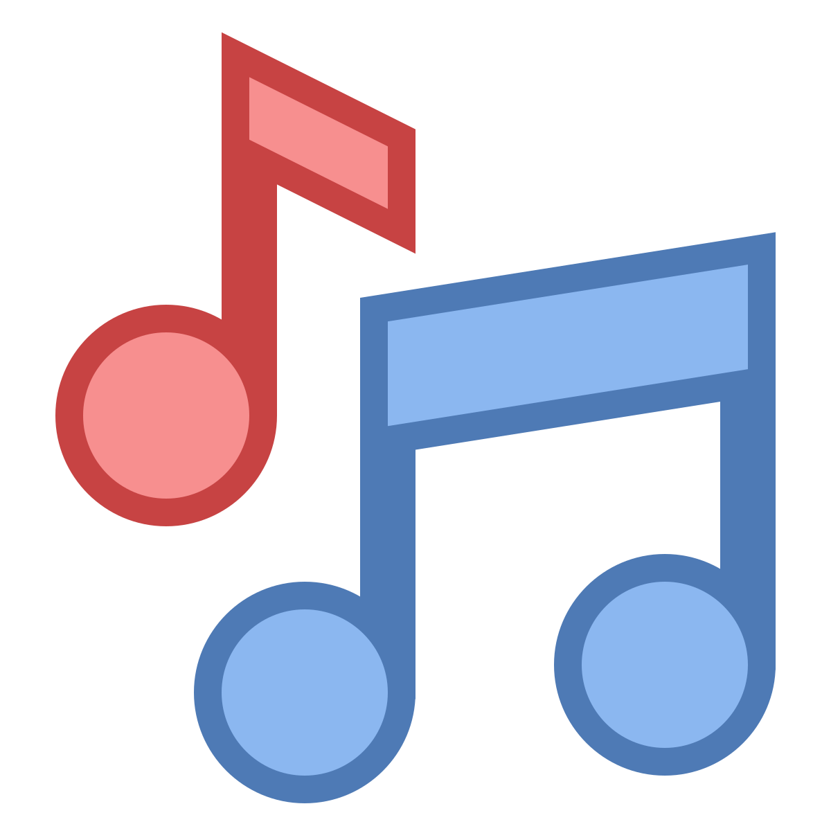 office s style musical notes icon