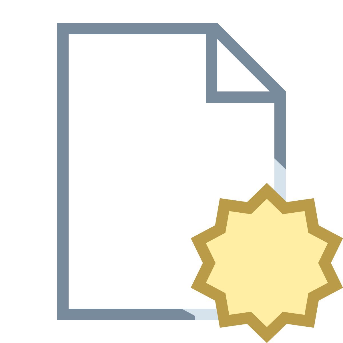 office s style 新文件 icon