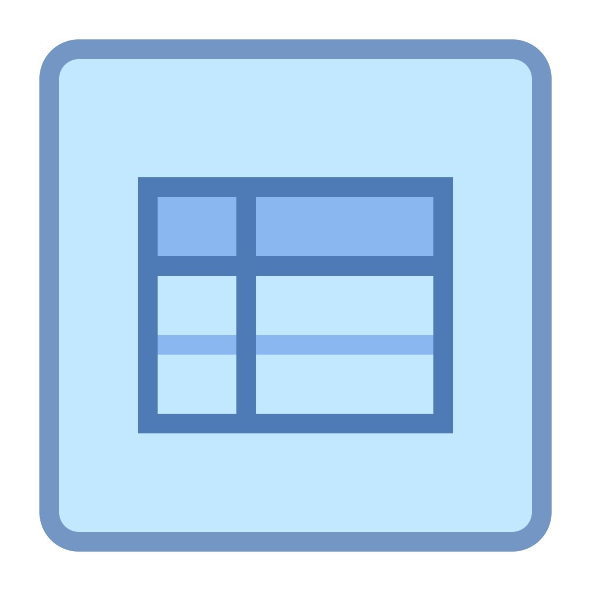 office s style neue tabelle icon