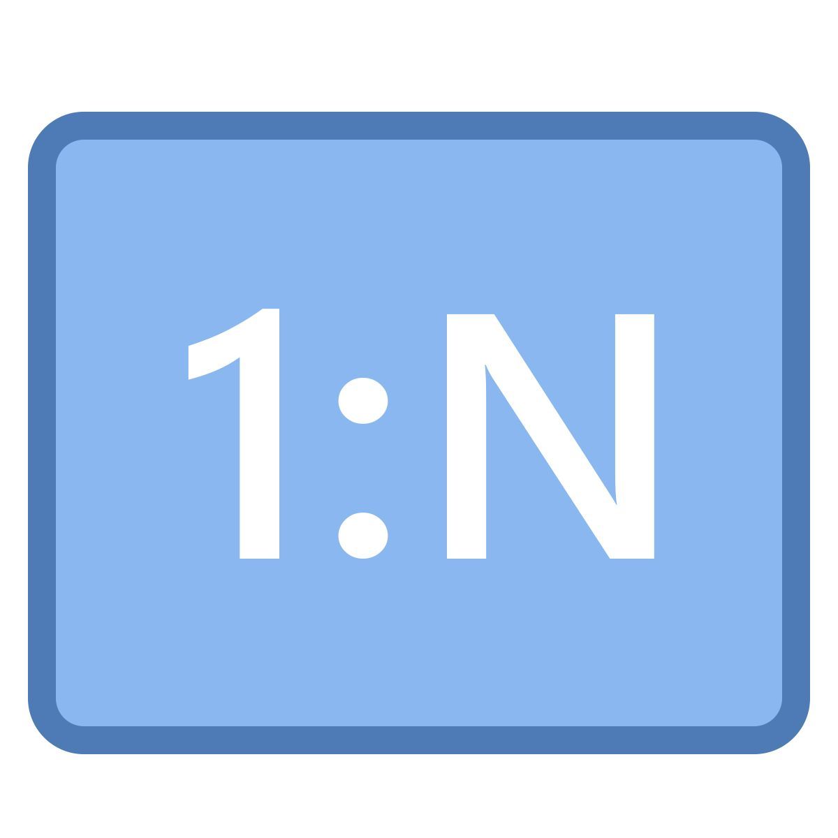 office s style un à plusieurs icon