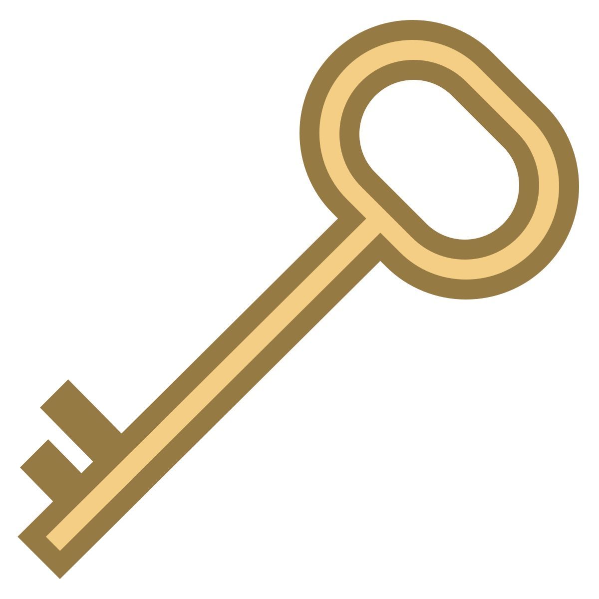 office s style password key icon
