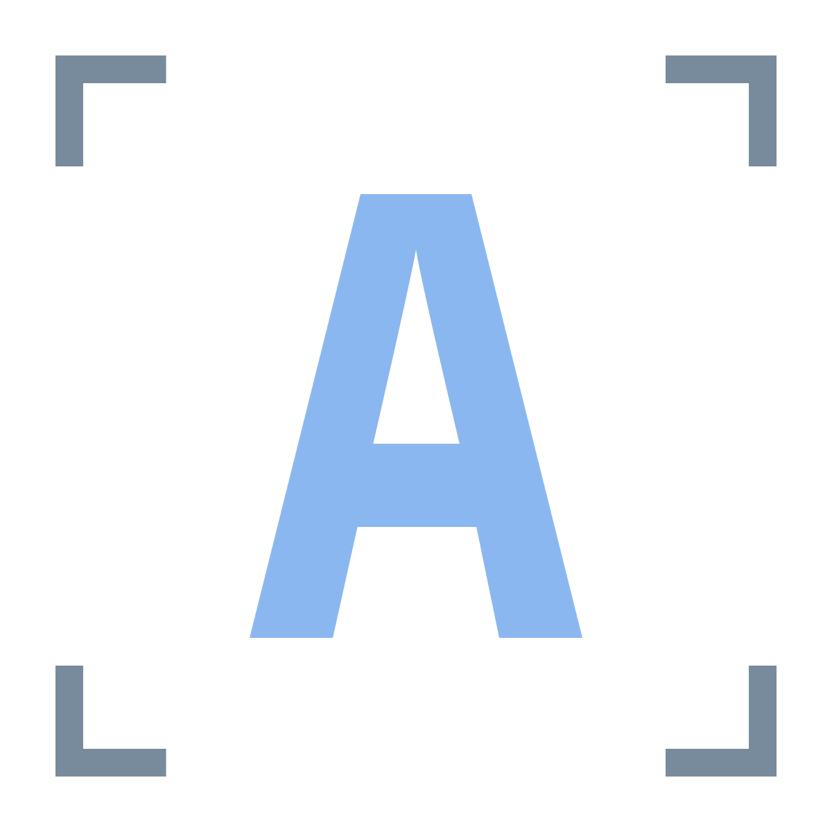 office s style printed ocr icon