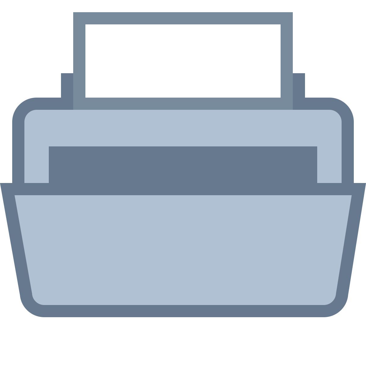 office s style druckerklappe offen icon