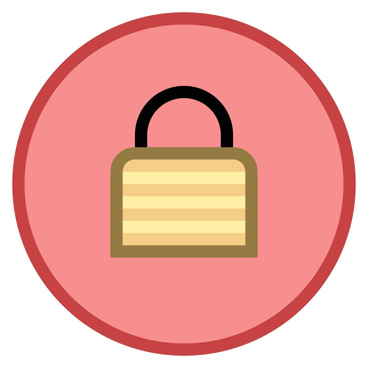 office s style secure icon