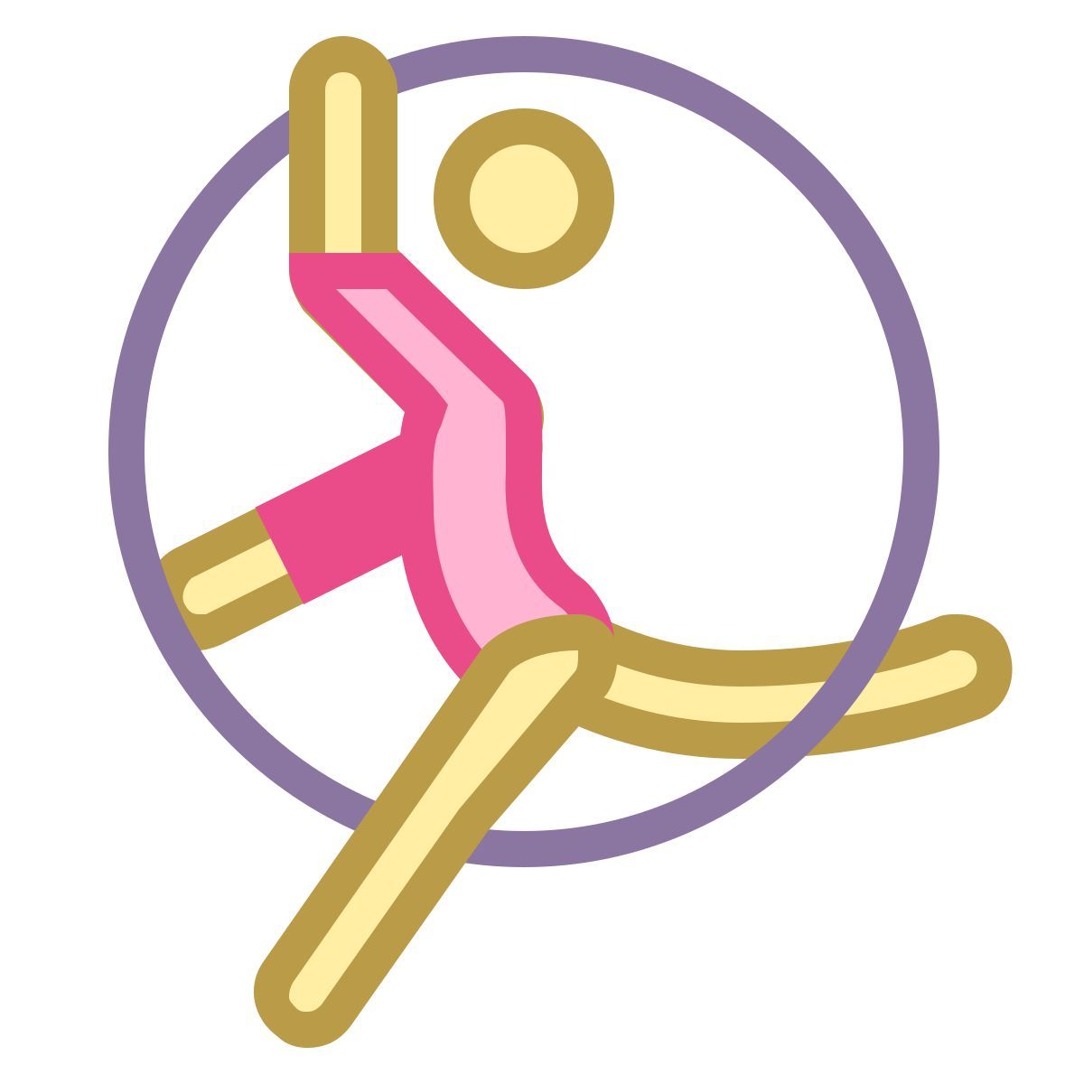 office s style gymnaste icon
