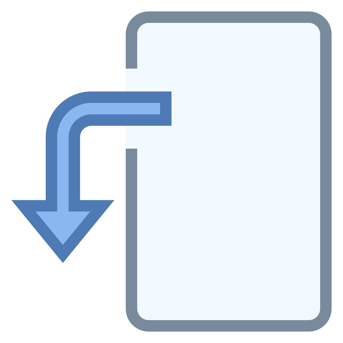 office s style girar a paisaje icon