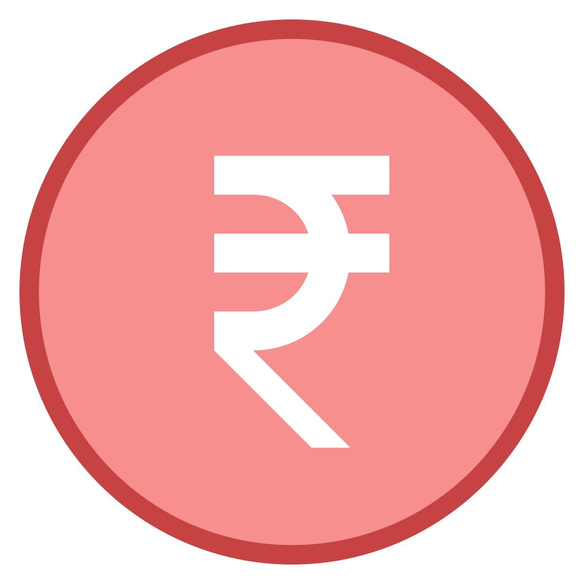 office s style rupee icon
