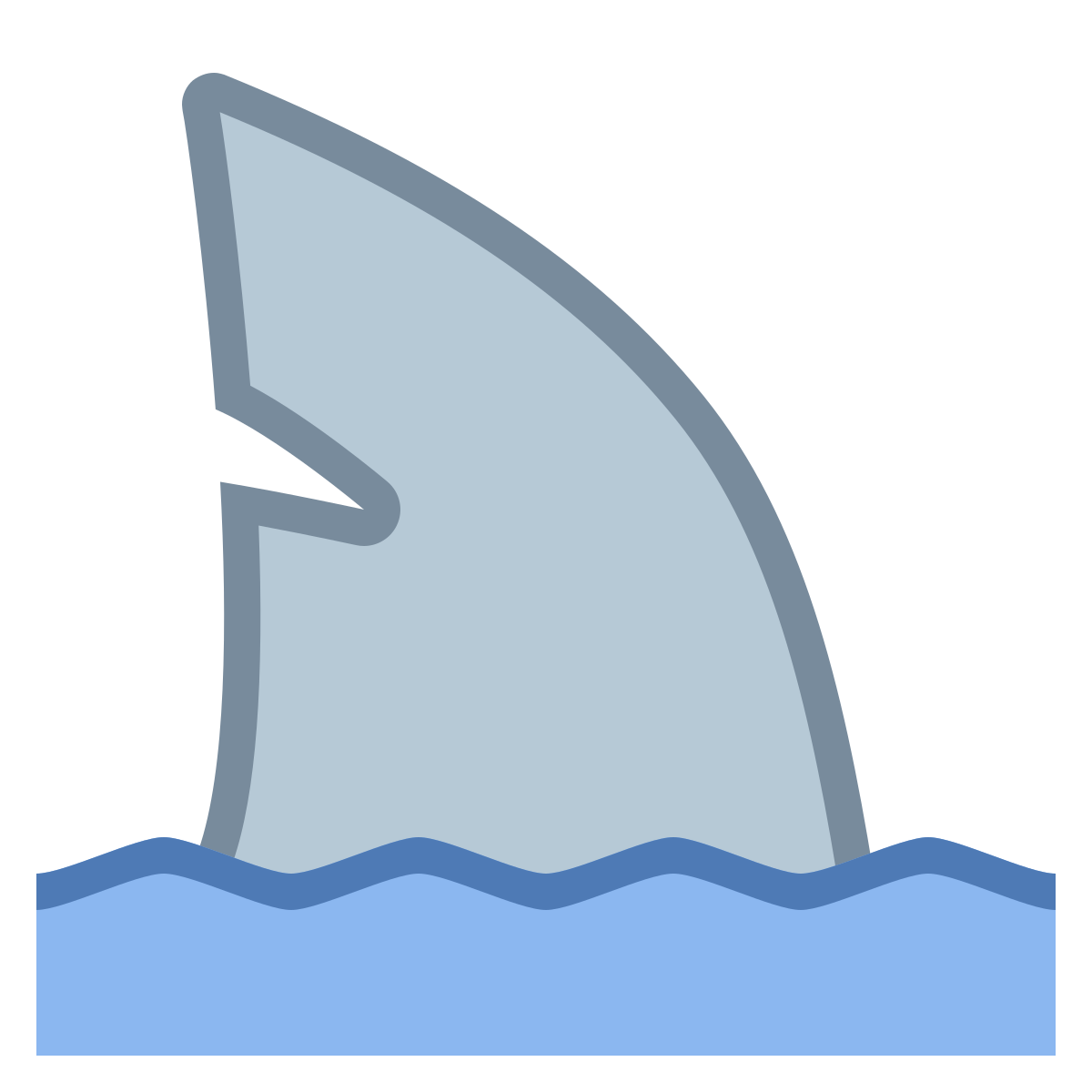 office s style shark icon