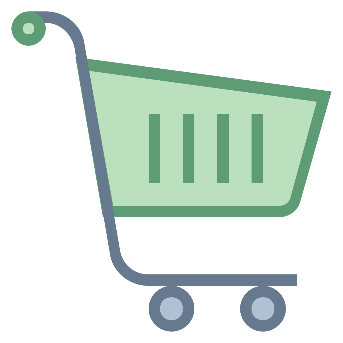 office s style shopping cart icon
