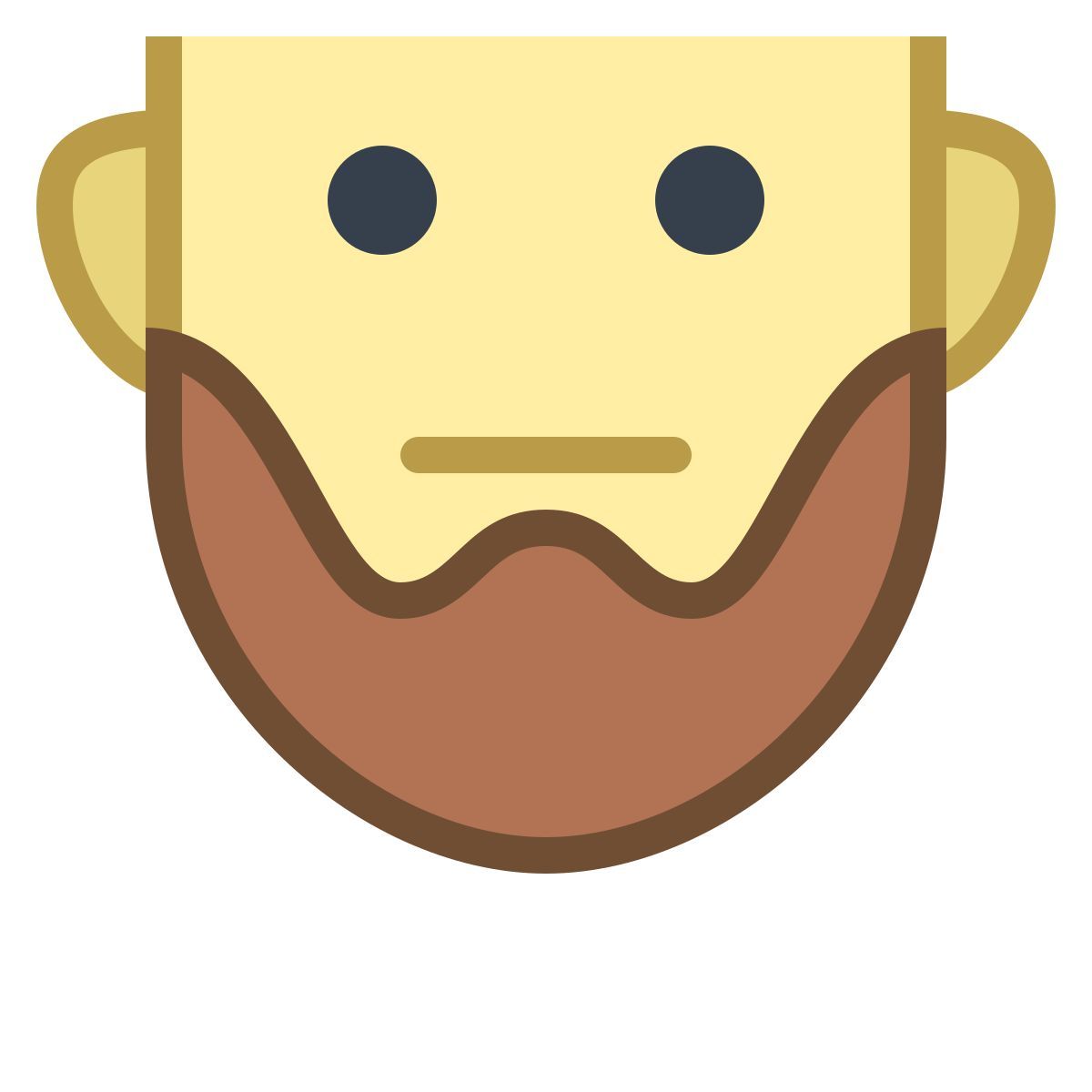 office s style barba corta icon