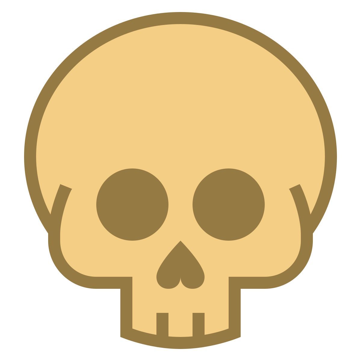 office s style schädel icon