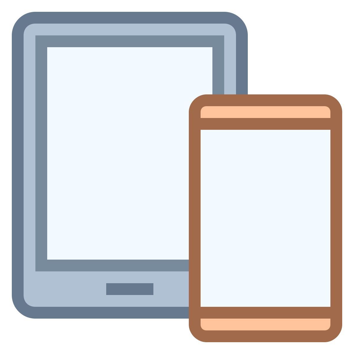 office s style smartphone et tablette icon