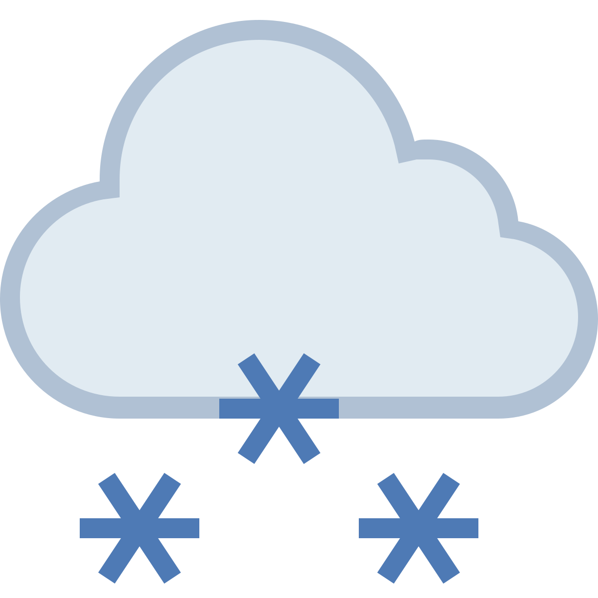office s style snow icon