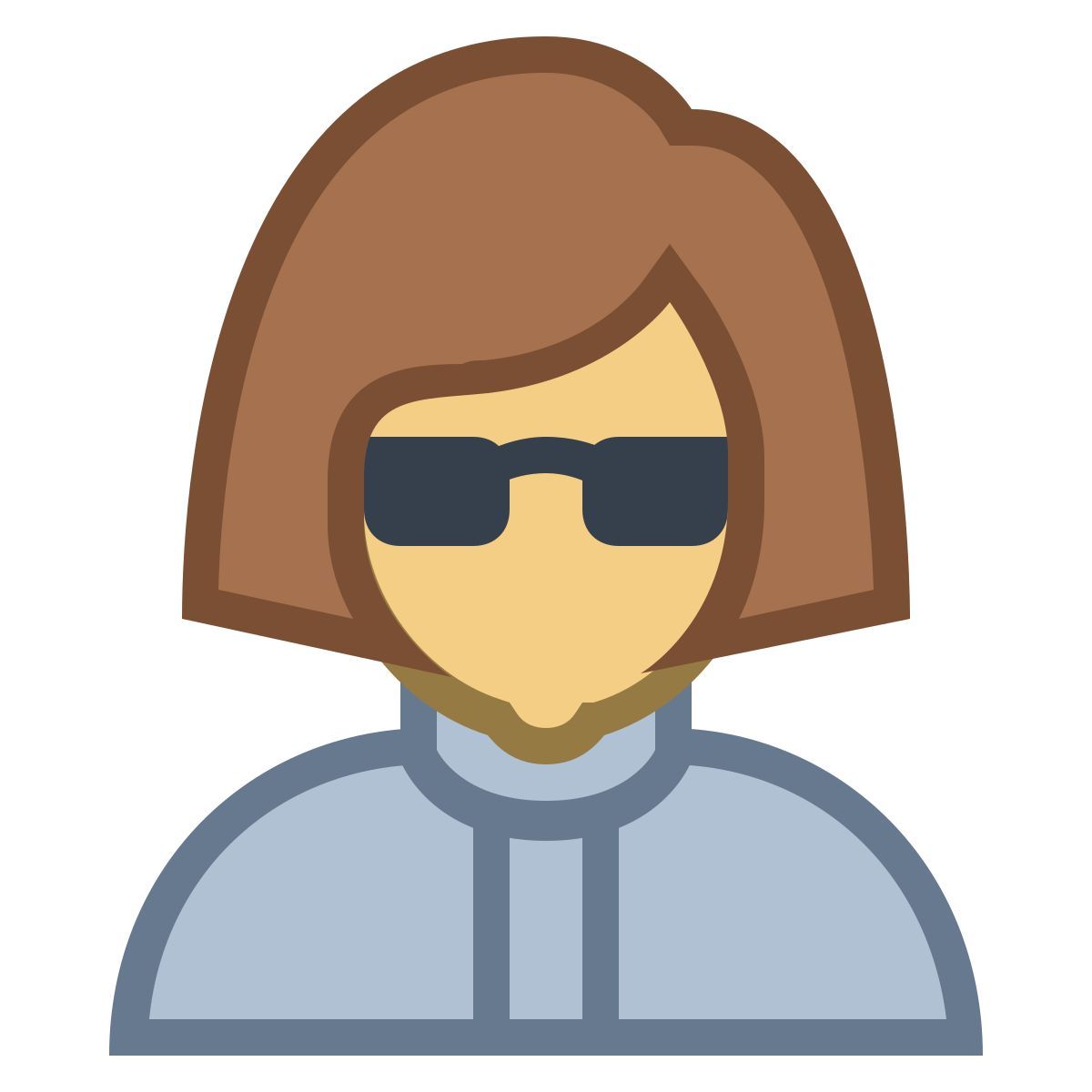 office s style spion weiblich icon