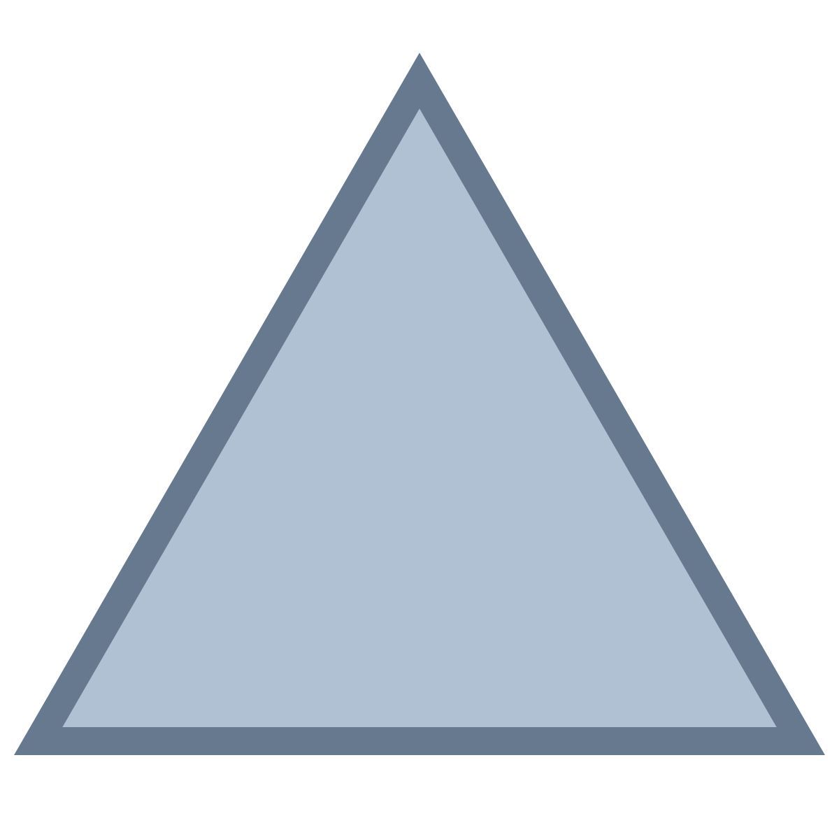 office s style triangle icon