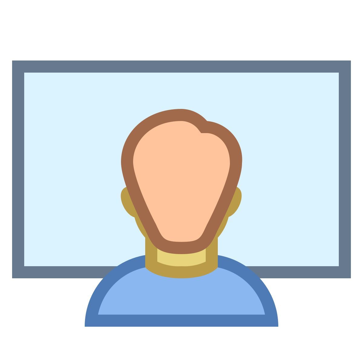 office s style 在电脑前 icon