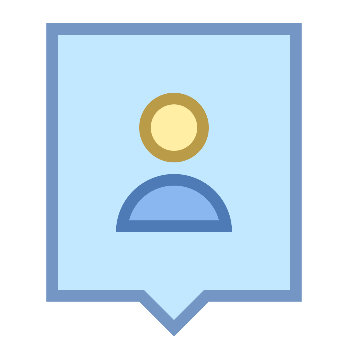 office s style user location icon