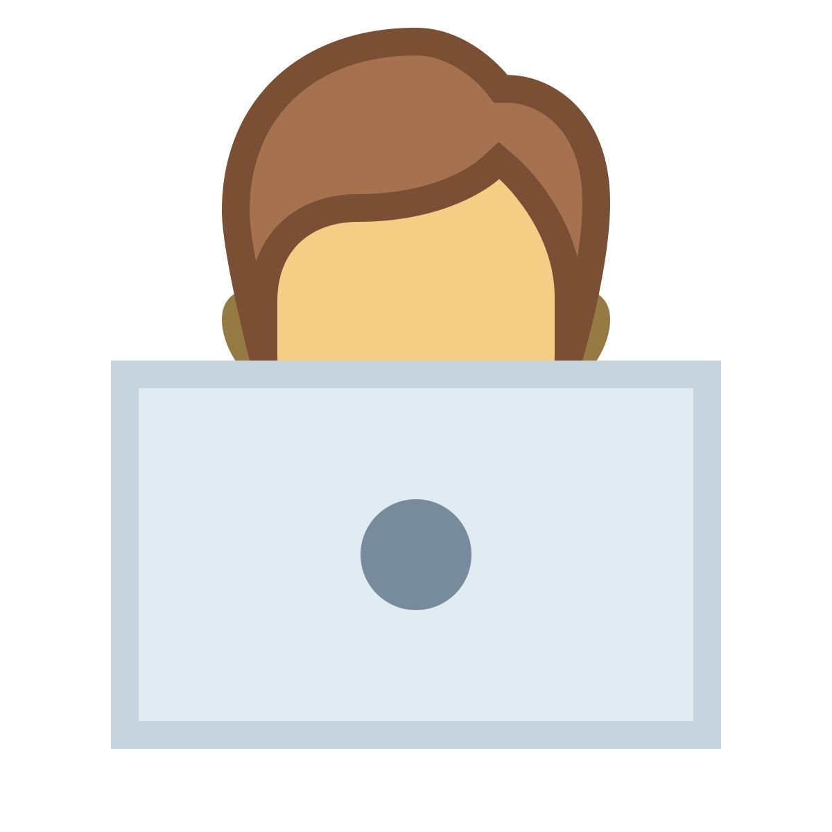 office s style von zu hause aus arbeiten icon