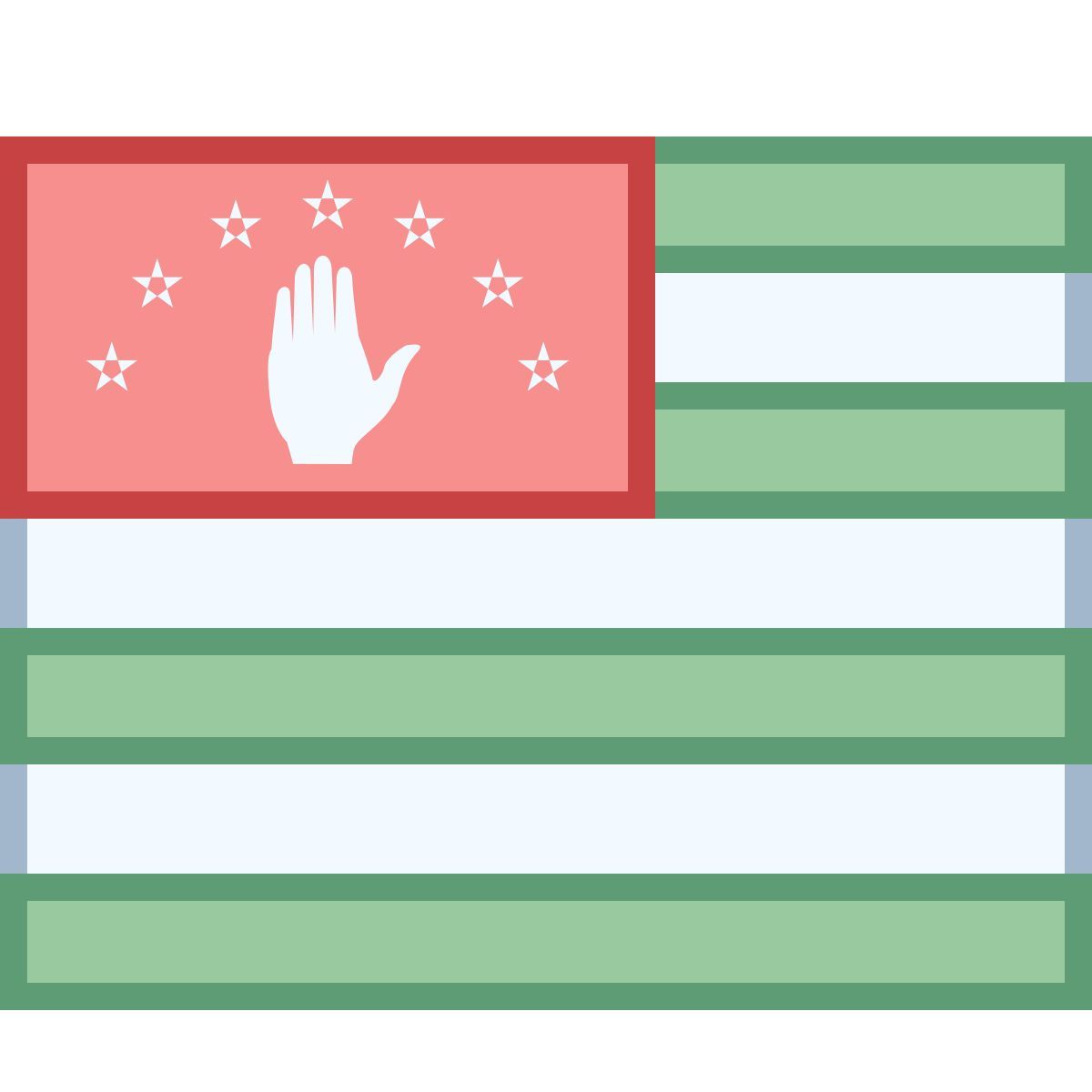 office m style abkhazia flag icon