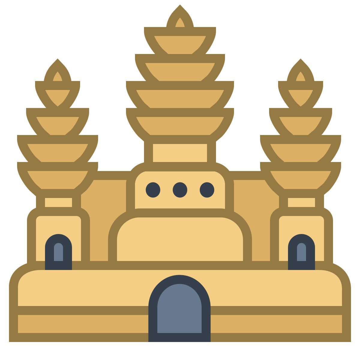 office m style angkor wat icon