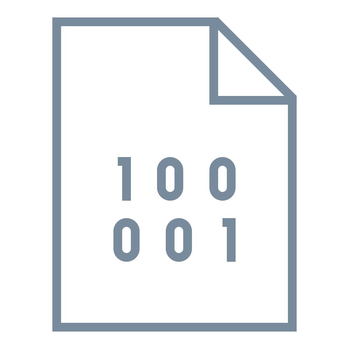 office m style binär icon