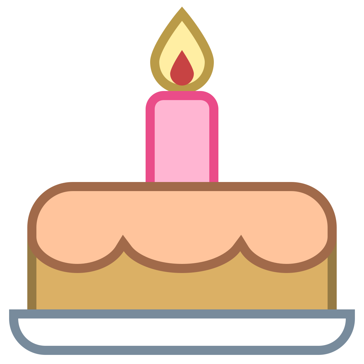 office m style birthday cake  v2 icon