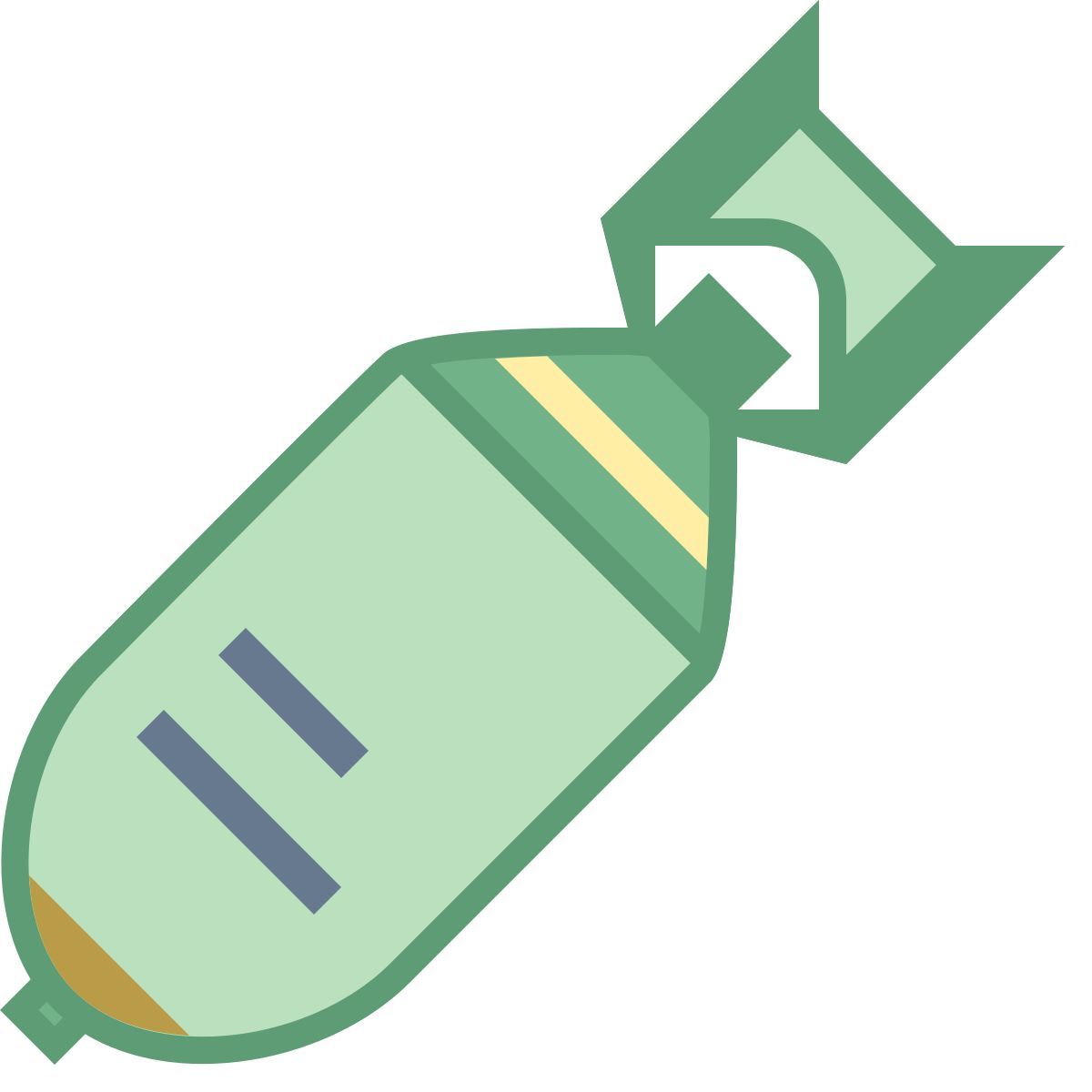 office m style atomic bomb icon