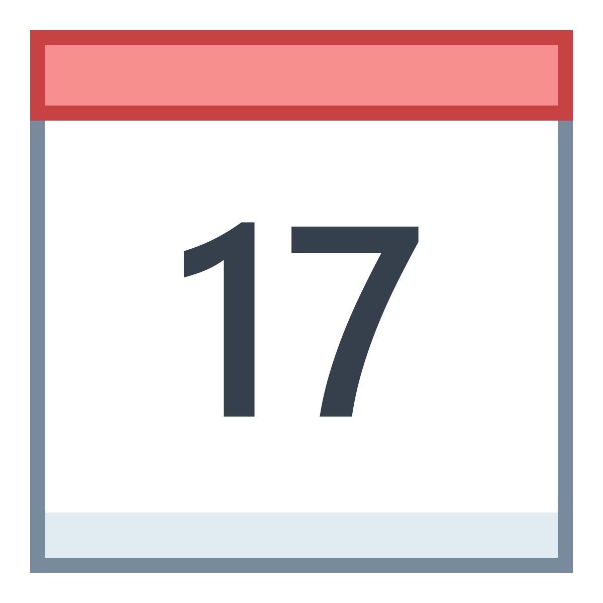 office m style calendario 17 icon