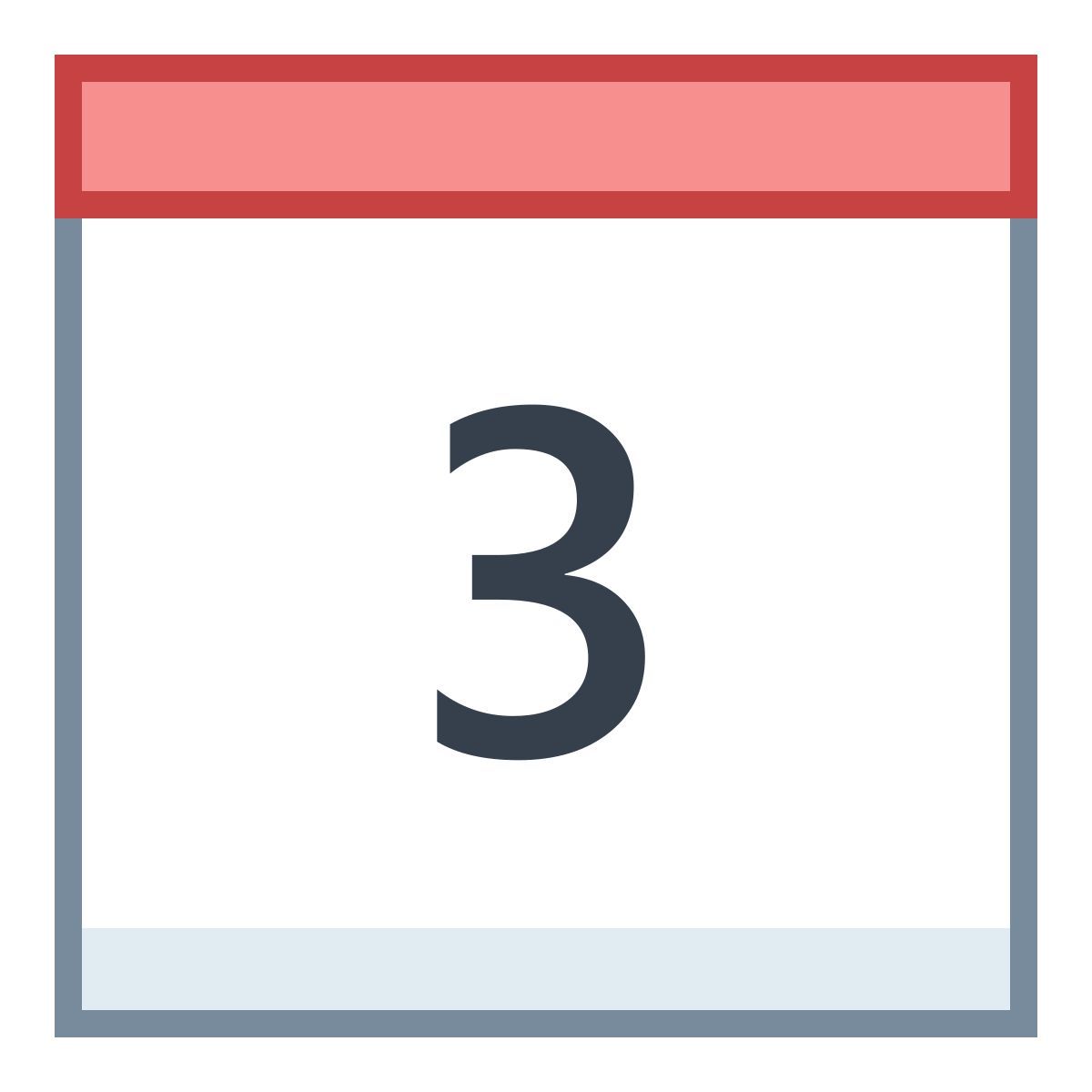 office m style calendar 3 icon