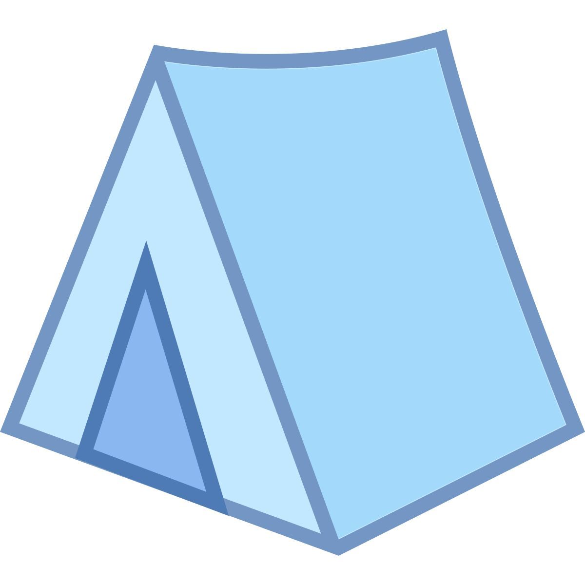 office m style tent icon