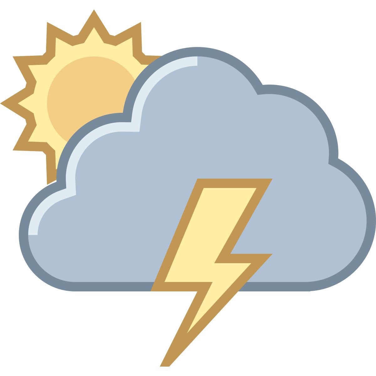 office m style possibilità di pioggia icon