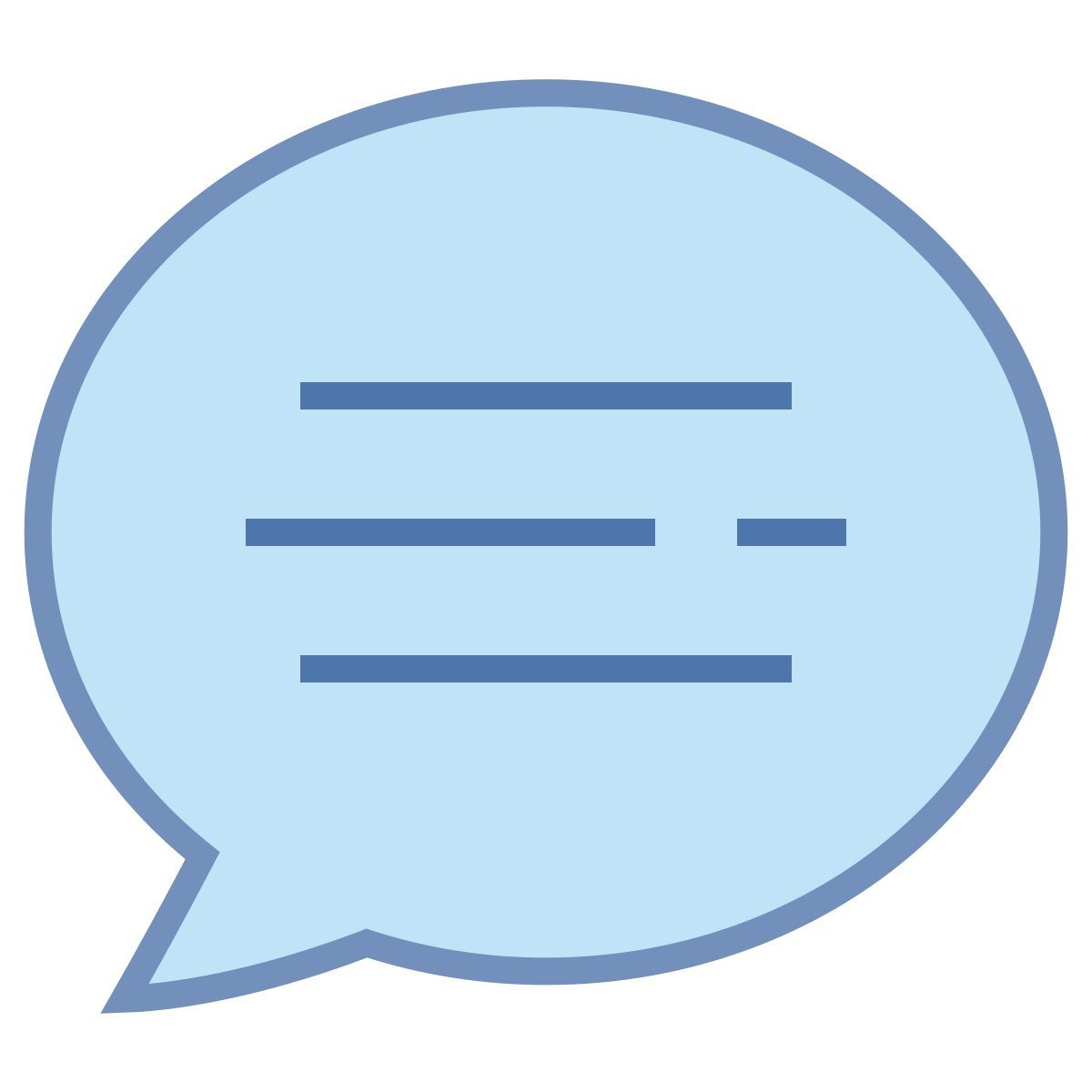 office m style message icon