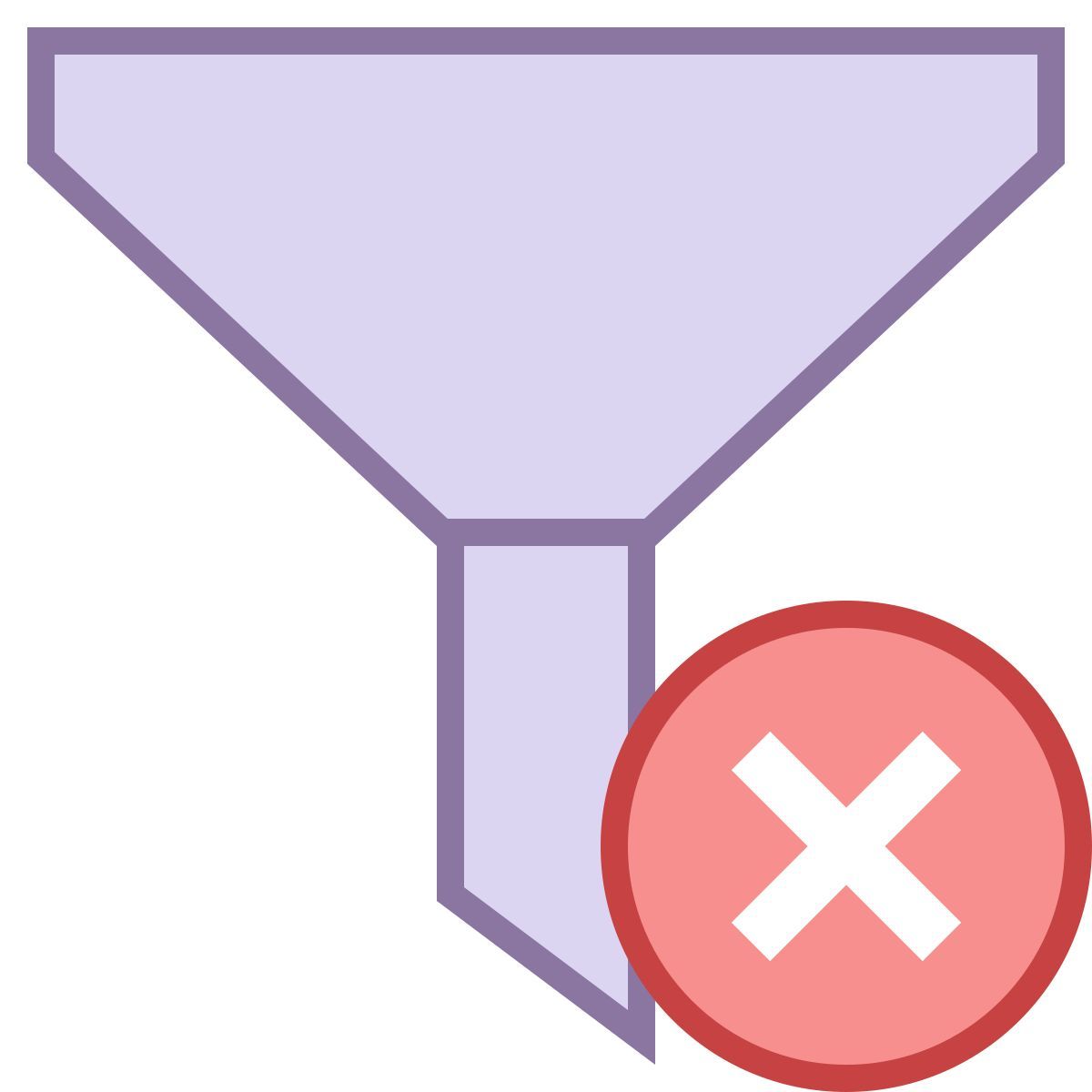 office m style effacer les filtres icon