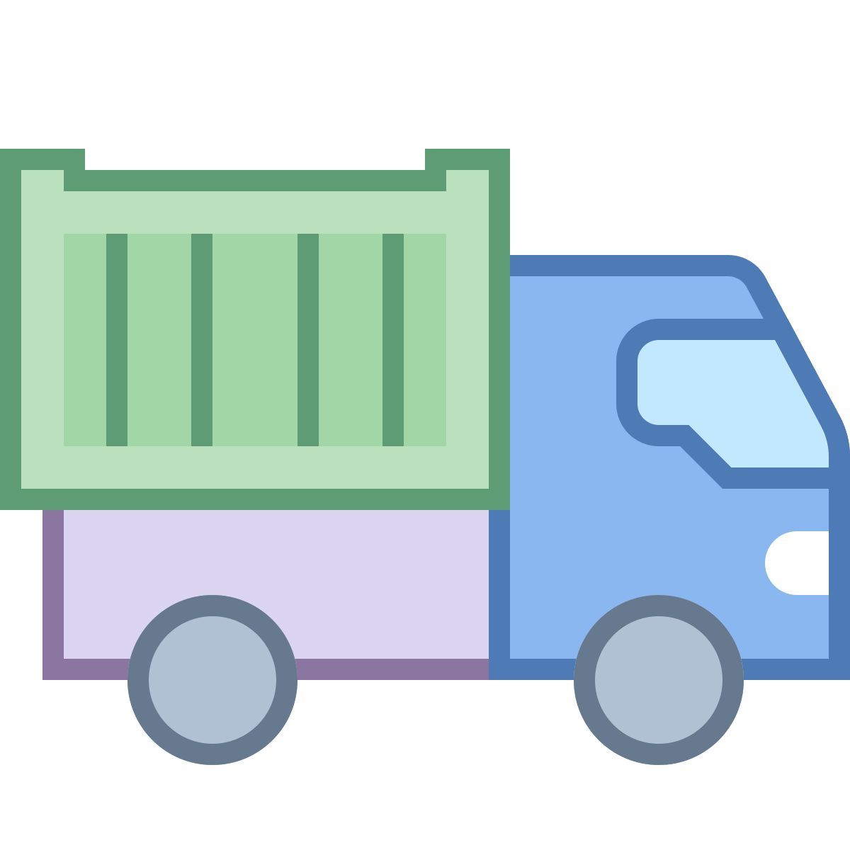 office m style camion container icon